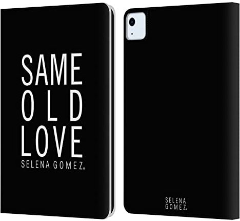 Head Case Designs Licenciado Oficialmente Selena Gomez El Mismo Amor de Siempre Revival Art Carcasa de Cuero Tipo Libro Compatible con Apple iPad Air 2020/2022
