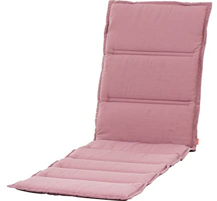 Siena Garden CENTAURI Liegenauflage Uni altrosa 200x58x3cm Polsterauflage Gartenliege Kissen