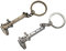 Mini Messschieber Schlüsselanhänger, Kreativer beweglicher Legierung Schlüsselbund, Standard caliper keychain, Messschieber Werkzeug Schlüsselanhänger(2 Stücke)
