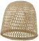 Korbgeflecht 1-Teiliges -Kronleuchter-Schatten-Lampen-Set Badezimmer-Lichtschirme Rattan-Leuchte Led-Außenglühbirne Metall-Kerzenhalter Rattan-Kerzenhalter Lampenschirm Für