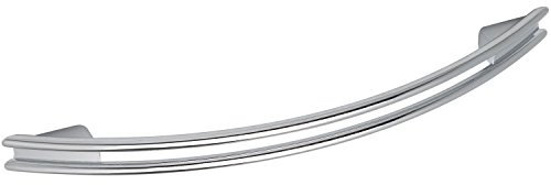 Sun Chain Griff Himalia LA 128mm - Designer Möbelgriff Bogengriff - Breite 170mm, Zinkdruckguss verchromt poliert