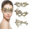 Amaxiu Lot de 3 masques en dentelle pour femme, masque vénitien doux pour Halloween, bal masqué, bal masqué (A), Taille unique, 553685_1_GW2QLHV6N