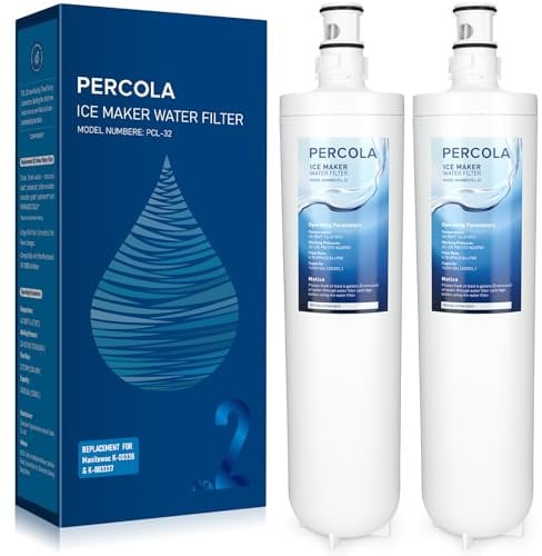 PERCOLA Manitowoc K00338/K00337 Arctic Pure Ice Maker Wasserfilter, kompatibel mit Manitowoc AR-10000 Eismaschine (2 Pack)
