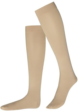 ITEM m6 - Kniestrümpfe mit Kompression für Damen, 30 DEN, 36-38, TRANSLUCENT 30 Conscious, Powder