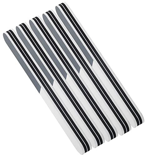 Confezione da 5 blocchi abrasivi in spugna per nail art, lima buffer per levigatura e lucidatura, modello militare, grana 600/1200/3000, 3 lati