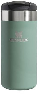 Stanley Aerolight Transit Travel Mug 0.35L - Keeps 4 Hours Hot - 6 Hours Cold - Dishwasher Safe - Leakproof - Car Cup Holder Compatible - Insulated Coffee Cup - Shale Metallic