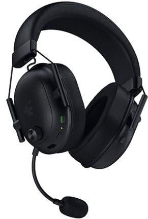 Razer BlackShark V2 HyperSpeed - Wireless Ultra-Lightweight Esports Headset (280g, HyperClear Super Wideband Mic, TriForce Titanium 50 mm Drivers) Black (Renewed)