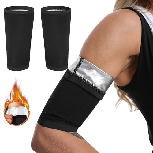Doukesh Sauna Armbandage,Sauna Arm Shaper,Elastische Arm Kompression,Arm Shaper Former Trimmer Slimming,Sauna Arm Schweißbänder,Sauna Arm Gürtel