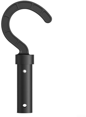 HpLive Gancio per pulizia robot piscina senza fili per asta telescopica CR6 Pro, accessorio per la maggior parte dei robot per la pulizia della piscina, nero, 8,1 x 3,7 x 1 pollici