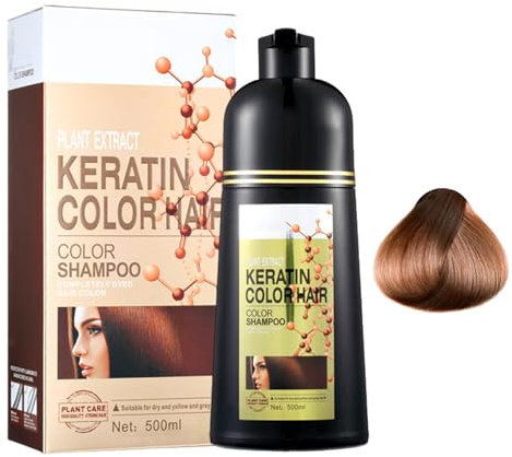 Champú Para Tinte De Pelo 500ml - Fórmula 6 En 1 De Seguridad Para Cabello Teñido - Color Natural Para Mujer