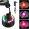 OUZHOU Ultraschall Vernebler, 24V Nebelmaschine Mini Mit 12 LEDs und bunten Lichtern,Ultraschall Nebler Ultraschallzerstäuber stummer Luftbefeuchter für Springbrunnen Teich Becken Wigwam Waschbecken