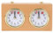 Schach aus Holz Uhr Spiel Timing, Hochpräzises Mechanisches Timer für Wettkampf, Retro-Holz Schachuhr Timer Professional, Mechanische Schachuhr Timing für Zuhause & Turniere