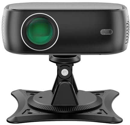 Gwezmxs Support Videoprojecteur pour Plafond, Hauteur 50-100cm + Filetage 1/4, Multi-Angle 18x18cm