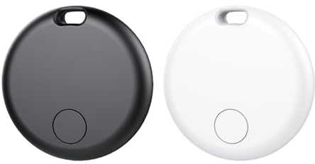Smart Tracker Tag Android, Bluetooth Schlüsselfinder kompatibel mit Google Find Hub (NUR Android), Air Tracker Tag Schlüsselanhänger für Koffer, Schlüssel, Gepäck (2er-Pack)