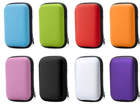 PULIANGLIU 8 Pz Scatola Porta Carte da Gioco, Custodia Carte da Gioco | Scatola Portaoggetti per Carte Collezionabili, Custodie Plastica, 8 Colori, 11 x 8 x 4 cm