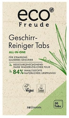 eco Freude Geschirr-Reiniger Tabs 30 Tabs (2x30 Tabs)