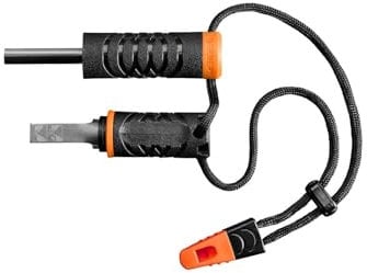 Gerber Feuerstarter mit wasserdichtem Zunderlager, Inklusive Notfallpfeife, 31-003151