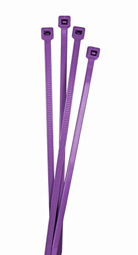 Lumonic 100x Kabelbinder 300 x 4,8mm I Lilane Kabelbinder in Industriequalität I Kabelbinder UV beständig, Kabelbinder wetterfest, Kabelbinder lila