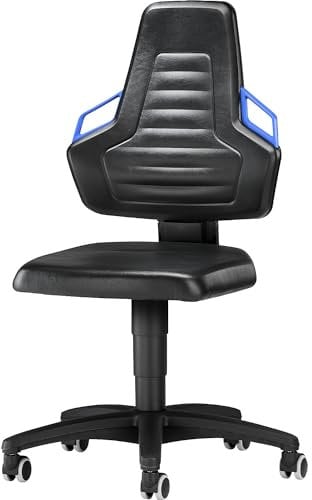 bimos | Arbeitsdrehstuhl | mit Handgriff | mit Rollen | Kunstleder