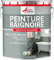 Peinture BAIGNOIRE LAVABO : Résine Salle de Bain pour Baignoire émail, acrylique et fonte - 2.5 kg (jusqu'à 8 m² en 2 couches) Gris Argent - RAL 7001 - ARCANE INDUSTRIES