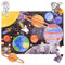 Solar System Space floor puzzles for both table and floor with extra thick pieces