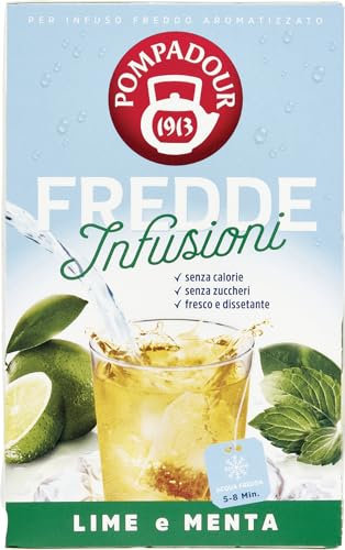 fredde infusioni lime & menta 18 bustine *2,5 gr tot 45 gr Pompadour