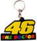 Hirondelle Bleue® Porte Clé en Silicone Moto Motard générique compatible avec '46 The Doctor' Valentino Rossi Moto Suzuki Yamaha Honda KTM Derbi Aprilia BMW,expédié depuis la France