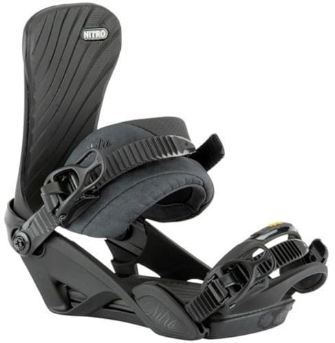 Nitro Damen IVY '22 All Mountain Freestyle Freeride Bindung Snoboardbindung Snowboardbindung, Ultra Black, S/M