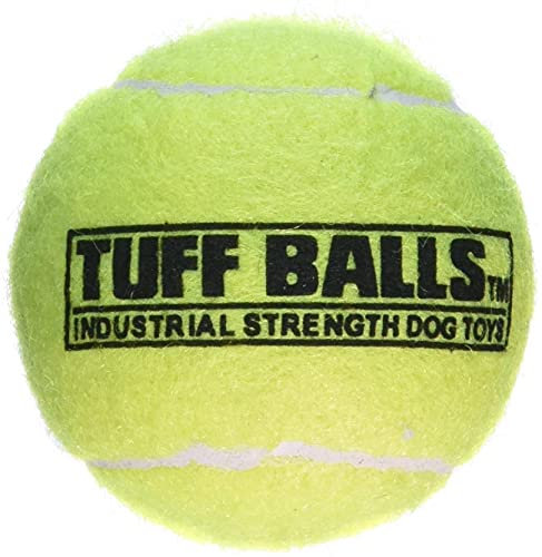PetSport (3 Pack) Tuff Tennis Ball Dog Toy Industrial-Strength Non-Toxic 2.5-in