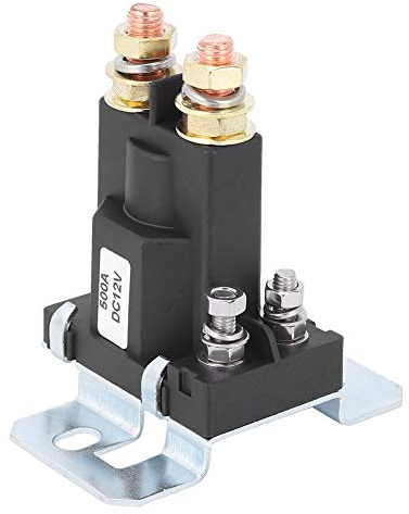 OUKENS Starterrelais, 500A 12V Autostartrelais Autobatterie-Trennrelais für Auto-Netzschalter