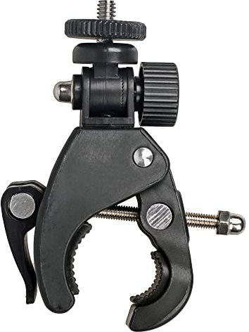 ayex Universalklemme, Rohrklemme - Mit 1/4 Zoll Mount - Für die Anbringung von z.B. Kamera-Fernauslösern, LCD-Monitore und LED-Lichter an Querstangen, ayex Tuber Clamp