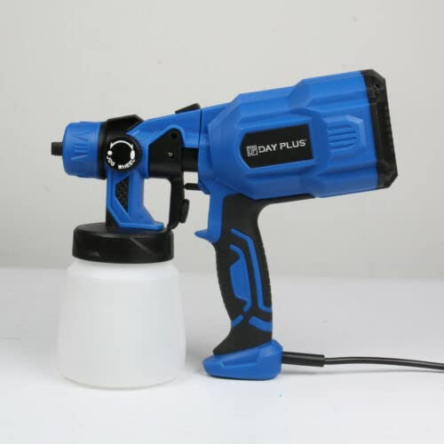 Elektrische Farbsprühsystem 550W, Farbspritzpistole mit 3 Sprühmuster, Farbsprühsystem 800 ml Farbbehälter, Elektro Sprühpistole HVLP 800ml/min, für Lacke, Lasuren im Innen- und Außenbereich