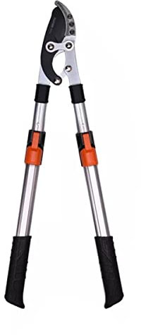 Edward Tools Ausziehbare Amboss-Astschere mit Komfort-Gummigriff, Teflon-Antihaft-Klinge, Aluminiumgriffe
