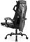 GTPLAYER Mesh Gaming Chair with Footrest 3D Stereoscopic Frame Support Ergonomic Fabric CoverReclining Computer Office Desk Chair Height Adjustable