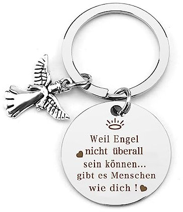 Schlüsselanhänger Engel Dankeschön Geschenke Danke Geschenk Sinnvolle Geschenke Personalisierte Geschenkideen Weihnachtsgeschenke Geburtstagsgeschenk für Mama Papa Freund Arzt Krankenschwester