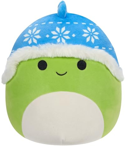 Squishmallows Original 19,1 cm Danny der Dino mit blauem Hut, Kleiner, ultraweicher Plüsch