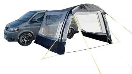 OLPRO Pershore Breeze Campervan Canopy with Recycled Polyester Fabric, Single Beam Inflation Point, Dual Beading and 5000mm HH, 4mm or 6mm awning rail, vehicle height 180cm-200cm, Campervan sunshade