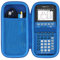 Lebakort Hartschalenkoffer kompatibel mit Texas Instruments TI-84 Plus CE/TI-84 Plus/TI-Nspire CX II CAS/TI-Nspire CX II/TI-83 Plus/TI-89 Titanium/TI-85/TI-86 Farbgrafikrechner (blau)