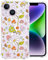 CAROKI for iPhone 14 Clear Case, [Anti-Yellowing] with Pattern for iPhone 14 Clear Case Bumper Protective Shockproof Soft Silicon Cover Case for iPhone 14 6.1 2022 (Cute Mushroom)