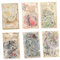 Anneome 600 Blatt Washi Aufkleber Set Vintage Scrapbooking Aufkleber Selbstklebende Planer Aufkleber Tagebuch Buchetikett Memo Aufkleber Ästhetische Aufkleber Für Journaling DIY
