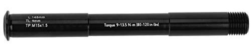 Acouto 15X110 Perno Passante Forcella Bikeont Axleont Tubo Thru Shaft Boost Aluminiumoy per Steckachse Fahrrad Bikeont ASSE Forcella (15X100MM (148L))