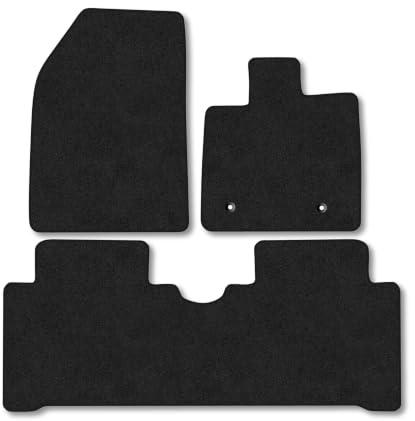 BYD Atto 3 (2022-2025) Carpet Car Mats | Black Edge Trim Tailored Fit Floor Mats Full Coverage Protection Accessories Easy Clean Anti Slip Made in the UK