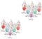 CRILSTYLEO 12stücke Teiliges Eiscreme-förmige Lippenbalsam-fläschchen Transparente Lipgloss-behälter Für Lippenstift Für Kreative Kosmetikprojekte Und Vielseitige Farbvariationen