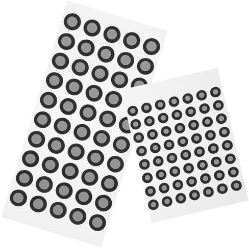 Gatuida 106stücke Referenzmarkierungspunkt Aus Reflektierender Folie Markierungspunkt Scan-reflexionsmarker Referenzpunkte Scanner-markierungspunkte Für Präzise Bewegungserfassung