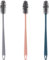 Goupillon à Bouteille, goupillon en Silicone, Lot de 3, Convient pour Laver Les Bouteilles, carafes et Thermos, Silicone, 32 x 3 cm