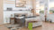 Boxspringbett Dion 240x220, VS-Creme, 7-Zohnen Taschenfederkernmatratze, Ergoflex - Inklusive Aufbau - Deutscher Hersteller