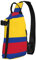 Unisex Sling-Rucksack mit Äthiopien-Motiv, Umhängetasche, Schultertasche, Damen, Herren, Reisen, Tagesrucksack, Sport-Brusttasche, Flagge Kolumbiens, One size