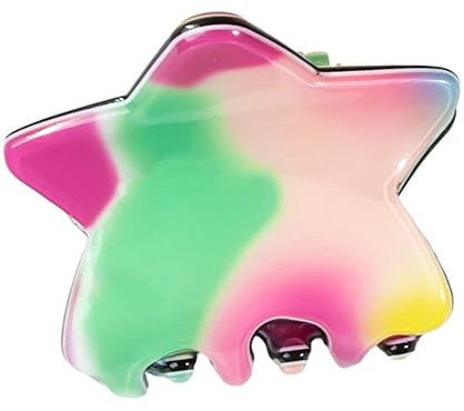 Watreketal Pinces à cheveux, pince à cheveux en forme d'étoile pour femme, petite pince à cheveux, pince à cheveux banane, barrettes à cheveux pour femmes, bijoux décoratifs