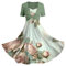 Générique De Plage Florales Col Florales Col Robe Femme Soiree Sexy Robe Femme Chic Et Elegant Robe Femme BohèMe Hiver