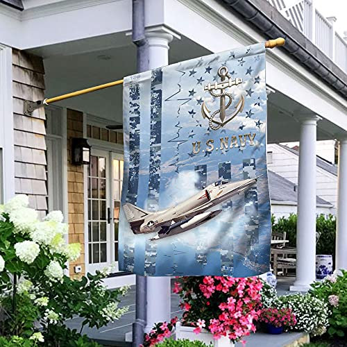 Flagge Amerikanische Flagge Us Navy Flagge Douglas A-4 Skyhawk Witterungsbeständiges Garten Banner Wetterfeste Flaggen Für Paraden Home Drinnen 70X102Cm